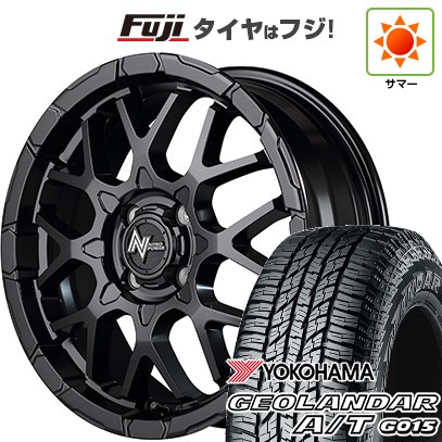 【新品 軽自動車】N-BOX タント スペーシア 夏タイヤ ホイール４本セット 165/55R15 ヨコハマ ジオランダー A/T G015 RBL MID ナイトロパワー M28 バレットKC 15インチ