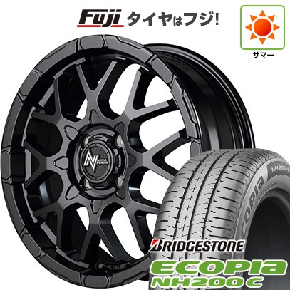 【新品 軽自動車】N-BOX タント スペーシア 夏タイヤ ホイール4本セット 165/55R15 ブリヂストン エコピア NH200 C MID ナイトロパワー M28 バレットKC 15インチ