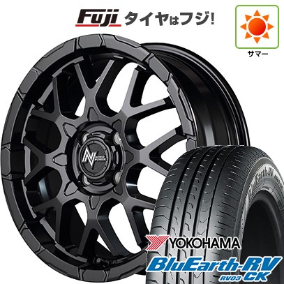 【パンク保証付き】【新品 軽自動車】N-BOX タント スペーシア 夏タイヤ ホイール4本セット 165/55R15 ヨコハマ ブルーアース RV-03CK MID ナイトロパワー M28 バレットKC 15インチ