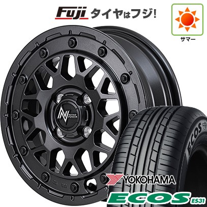 【新品 軽自動車】N-BOX タント スペーシア 夏タイヤ ホイール４本セット 165/55R15 ヨコハマ エコス ES31 MID ナイトロパワー M29 スティンガー 15インチ