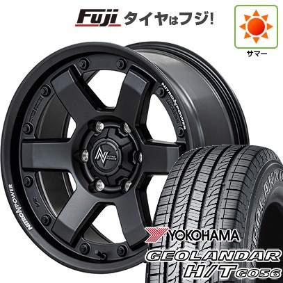 【新品】ハイエース200系 夏タイヤ ホイール４本セット 195/80R15 107/105L ヨコハマ ジオランダー H/T G056 MID ナイトロパワー M6 カービン 15インチ