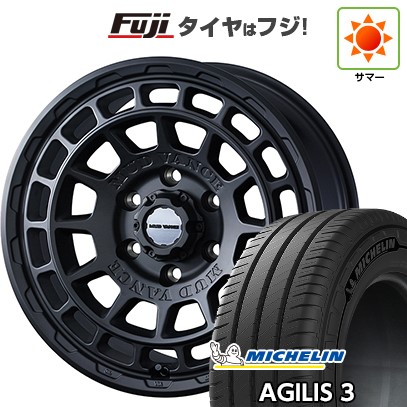 【新品】ハイエース200系 夏タイヤ ホイール４本セット 215/65R16 109/107T ミシュラン アジリス3 ウェッズアドベンチャー マッドヴァンス X タイプF 16インチ