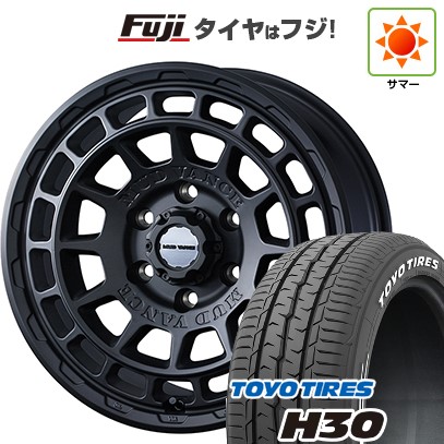 【新品】ハイエース200系 夏タイヤ ホイール4本セット 215/65R16 109/107R トーヨー H30 ウェッズアドベンチャー マッドヴァンス X タイプF 16インチ