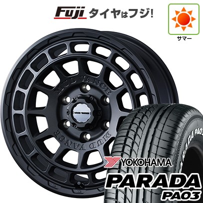 【新品】ハイエース200系 夏タイヤ ホイール4本セット 215/65R16 109/107S ヨコハマ PARADA PA03 ホワイトレター ウェッズアドベンチャー マッドヴァンス X タイプF 16インチ