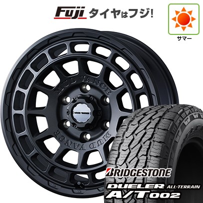 プラド/ハイラックス 夏タイヤ ホイール4本セット 265/70R17 ブリヂストン デューラー A/T002 OWL/RBL WEDS ウェッズアドベンチャー マッドヴァンス X タイプF 17インチ