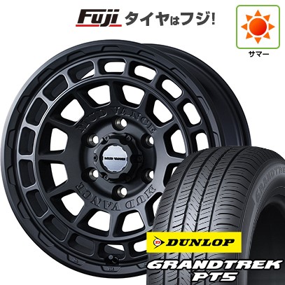 プラド/ハイラックス 夏タイヤ ホイール4本セット 265/70R17 ダンロップ グラントレック PT5 WEDS ウェッズアドベンチャー マッドヴァンス X タイプF 17インチ