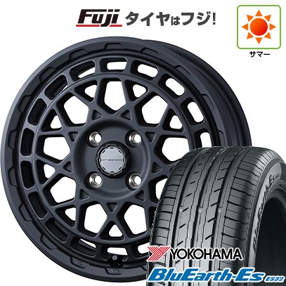 【新品 軽自動車】N-BOX タント スペーシア 夏タイヤ ホイール4本セット 165/55R15 ヨコハマ ブルーアース ES32 ウェッズ ウェッズアドベンチャー マッドヴァンス X タイプM 15インチ