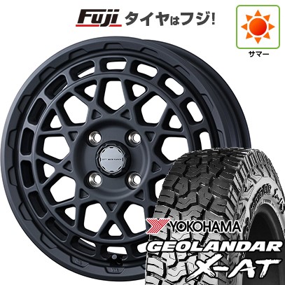 【新品 軽自動車】N-BOX タント スペーシア 夏タイヤ ホイール4本セット 155/65R14 ヨコハマ ジオランダー X-AT G016 ウェッズ ウェッズアドベンチャー マッドヴァンス X タイプM 14インチ