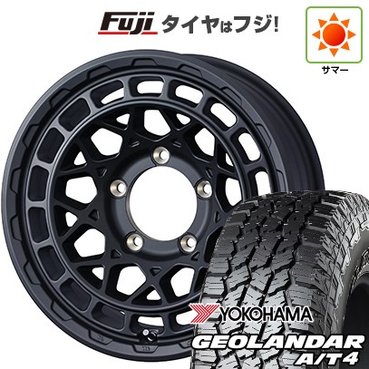 【新品】ジムニー 夏タイヤ ホイール４本セット 185/85R16 ヨコハマ ジオランダー A/T4 G018 WL/RBL ウェッズアドベンチャー マッドヴァンス X タイプM 16インチ