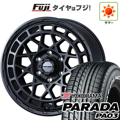 【新品】ハイエース200系 夏タイヤ ホイール4本セット 215/65R16 109/107S ヨコハマ PARADA PA03 ホワイトレター ウェッズアドベンチャー マッドヴァンス X タイプM 16インチ