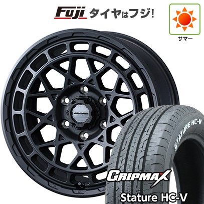 【新品】ハイエース200系 夏タイヤ ホイール４本セット 215/65R16 109/107S グリップマックス スタチャー HC-V RWL（限定） ウェッズアドベンチャー マッドヴァンス X タイプM 16インチ