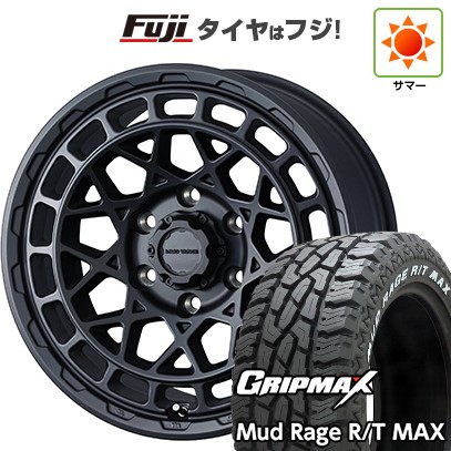 プラド/ハイラックス 夏タイヤ ホイール4本セット 265/70R17 グリップマックス マッドレイジR/T MAX RWL(限定) WEDS ウェッズアドベンチャー マッドヴァンス X タイプM 17インチ