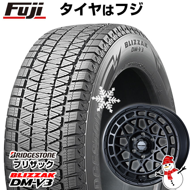 【新品】ランクル300/ランクル250 スタッドレスタイヤ ホイール4本セット 265/65R18 ブリヂストン ブリザック DM-V3 DMV3 ウェッズ ウェッズアドベンチャー マッドヴァンス X タイプM 18インチ(送料無料)
