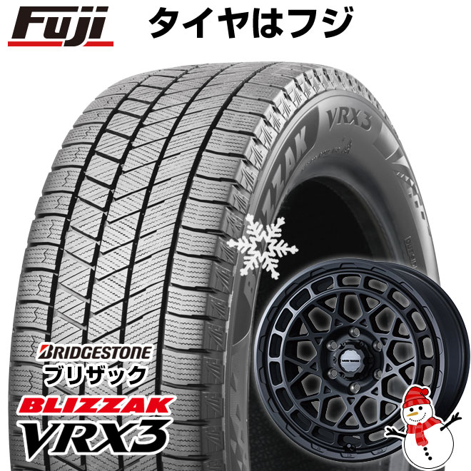 【新品】ランクル300/ランクル250 スタッドレスタイヤ ホイール4本セット 265/65R18 ブリヂストン ブリザック VRX3 ウェッズ ウェッズアドベンチャー マッドヴァンス X タイプM 18インチ(送料無料)