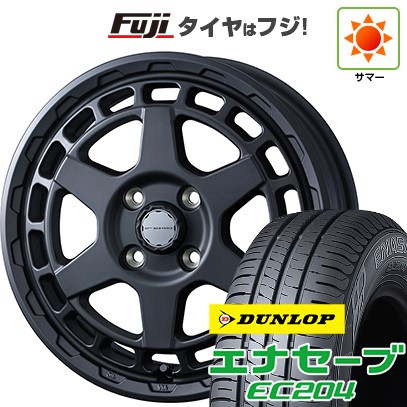 【新品 軽自動車】N-BOX タント スペーシア 夏タイヤ ホイール4本セット 155/65R14 ダンロップ エナセーブ EC204 ウェッズ ウェッズアドベンチャー マッドヴァンス X タイプS 14インチ