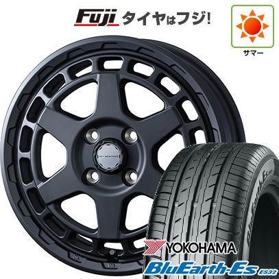 【新品 軽自動車】N-BOX タント スペーシア 夏タイヤ ホイール4本セット 155/65R14 ヨコハマ ブルーアース ES32 ウェッズ ウェッズアドベンチャー マッドヴァンス X タイプS 14インチ