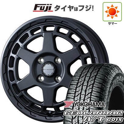 【新品 軽自動車】N-BOX タント スペーシア 夏タイヤ ホイール4本セット 165/55R15 ヨコハマ ジオランダー A/T G015 RBL ウェッズ ウェッズアドベンチャー マッドヴァンス X タイプS 15インチ