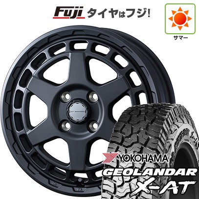 【新品 軽自動車】N-BOX タント スペーシア 夏タイヤ ホイール4本セット 155/65R14 ヨコハマ ジオランダー X-AT G016 ウェッズ ウェッズアドベンチャー マッドヴァンス X タイプS 14インチ