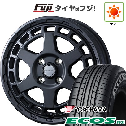 【新品 軽自動車】N-BOX タント スペーシア 夏タイヤ ホイール4本セット 165/55R15 ヨコハマ エコス ES31 ウェッズ ウェッズアドベンチャー マッドヴァンス X タイプS 15インチ