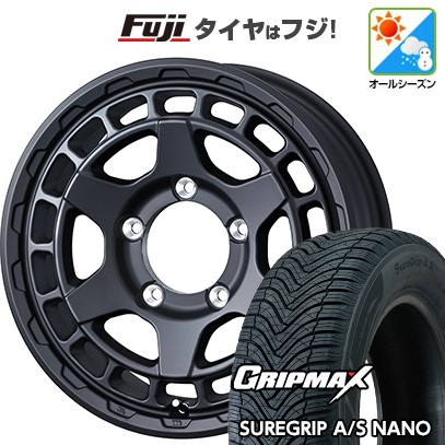 【新品】ジムニーシエラ オールシーズンタイヤ ホイール４本セット 195/80R15 グリップマックス シュアグリップ オールシーズン ナノ(限定) ウェッズアドベンチャー マッドヴァンス X タイプS 15インチ