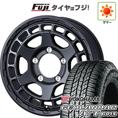 【新品】ジムニー 夏タイヤ ホイール４本セット 185/85R16 ヨコハマ ジオランダー A/T G015 WL/RBL ウェッズアドベンチャー マッドヴァンス X タイプS 16インチ