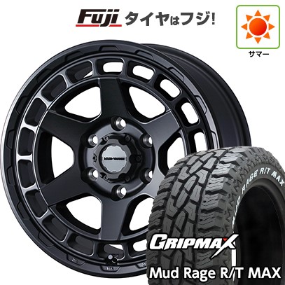 プラド/ハイラックス 夏タイヤ ホイール4本セット 265/70R17 グリップマックス マッドレイジR/T MAX RWL(限定) WEDS ウェッズアドベンチャー マッドヴァンス X タイプS 17インチ