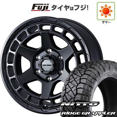 【パンク保証付き】プラド/ハイラックス/トライトン(GSR) 夏タイヤ ホイール4本セット 265/65R17 ニットー リッジグラップラー WEDS ウェッズアドベンチャー マッドヴァンス X タイプS 17インチ