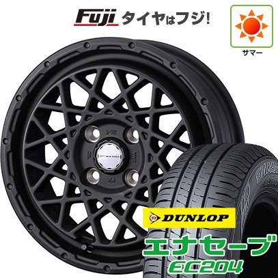 【新品 軽自動車】N-BOX タント スペーシア 夏タイヤ ホイール４本セット 165/55R15 ダンロップ エナセーブ EC204 ウェッズ ウェッズアドベンチャー マッドヴァンス 09 15インチ