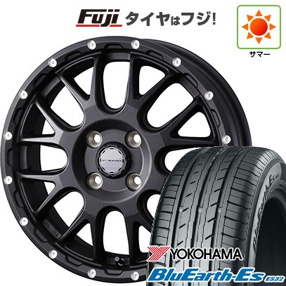 【新品 軽自動車】N-BOX タント スペーシア 夏タイヤ ホイール4本セット 155/65R14 ヨコハマ ブルーアース ES32 ウェッズ ウェッズアドベンチャー マッドヴァンス 08 14インチ