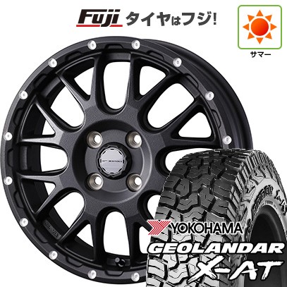 【新品 軽自動車】N-BOX タント スペーシア 夏タイヤ ホイール4本セット 155/65R14 ヨコハマ ジオランダー X-AT G016 ウェッズ ウェッズアドベンチャー マッドヴァンス 08 14インチ