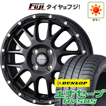 【新品 軽自動車】N-BOX タント スペーシア 夏タイヤ ホイール４本セット 155/65R14 ダンロップ エナセーブ RV505 ウェッズ ウェッズアドベンチャー マッドヴァンス 08 14インチ