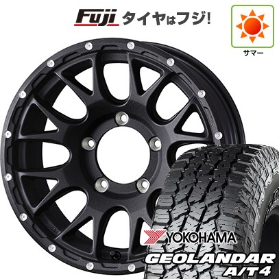 【新品】ジムニーシエラ 夏タイヤ ホイール4本セット 215/75R15 ヨコハマ ジオランダー A/T4 G018 RBL ウェッズアドベンチャー マッドヴァンス 08 15インチ