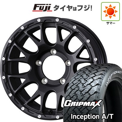 ジムニーシエラ/ジムニーノマド 夏タイヤ ホイール4本セット 215/75R15 グリップマックス インセプション A/T RWL(限定) WEDS ウェッズアドベンチャー マッドヴァンス 08 15インチ