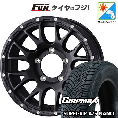 【新品】ジムニー オールシーズンタイヤ ホイール４本セット 175/80R16 グリップマックス シュアグリップ オールシーズン ナノ(限定) ウェッズアドベンチャー マッドヴァンス 08 16インチ