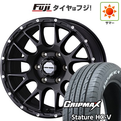 【新品】ハイエース200系 夏タイヤ ホイール4本セット 215/65R16 109/107S グリップマックス スタチャー HC-V RWL(限定) ウェッズアドベンチャー マッドヴァンス 08 16インチ