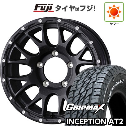 【新品】ジムニー 夏タイヤ ホイール４本セット 175/80R16 グリップマックス インセプション A/TII RWL(限定) ウェッズアドベンチャー マッドヴァンス 08 16インチ