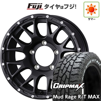 【新品】ジムニー 夏タイヤ ホイール４本セット 185/85R16 グリップマックス マッドレイジR/T MAX RWL(限定) ウェッズアドベンチャー マッドヴァンス 08 16インチ