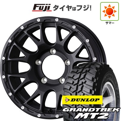 【新品】ジムニー 夏タイヤ ホイール４本セット 195/80R16 ダンロップ グラントレック MT2 ウェッズアドベンチャー マッドヴァンス 08 16インチ
