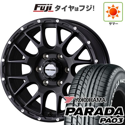 【新品】ハイエース200系 夏タイヤ ホイール4本セット 215/65R16 109/107S ヨコハマ PARADA PA03 ホワイトレター ウェッズアドベンチャー マッドヴァンス 08 16インチ