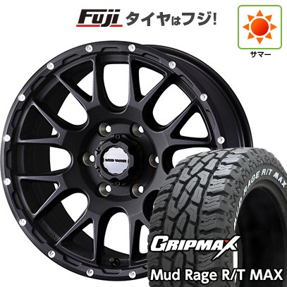 プラド/ハイラックス 夏タイヤ ホイール4本セット 265/70R17 グリップマックス マッドレイジR/T MAX RWL(限定) WEDS ウェッズアドベンチャー マッドヴァンス 08 17インチ