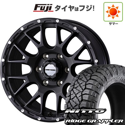 【パンク保証付き】プラド/ハイラックス 夏タイヤ ホイール4本セット 265/70R17 ニットー リッジグラップラー WEDS ウェッズアドベンチャー マッドヴァンス 08 17インチ