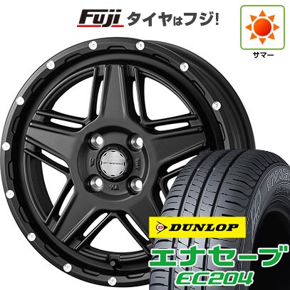 【新品 軽自動車】N-BOX タント スペーシア 夏タイヤ ホイール4本セット 165/55R15 ダンロップ エナセーブ EC204 ウェッズ ウェッズアドベンチャー マッドヴァンス 07 15インチ