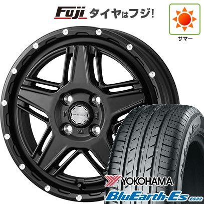 【新品 軽自動車】N-BOX タント スペーシア 夏タイヤ ホイール４本セット 165/55R15 ヨコハマ ブルーアース ES32 ウェッズ ウェッズアドベンチャー マッドヴァンス 07 15インチ