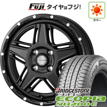 【新品 軽自動車】N-BOX タント スペーシア 夏タイヤ ホイール４本セット 165/55R15 ブリヂストン エコピア NH200 C ウェッズ ウェッズアドベンチャー マッドヴァンス 07 15インチ