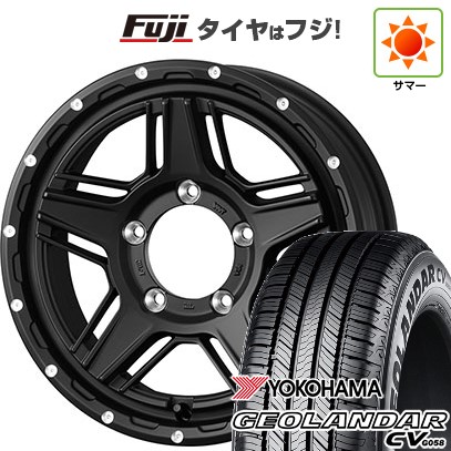 【新品】ジムニーシエラ 夏タイヤ ホイール4本セット 195/80R15 ヨコハマ ジオランダー CV G058 ウェッズアドベンチャー マッドヴァンス 07 15インチ