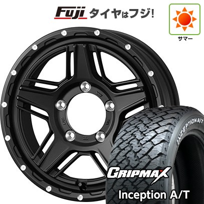 ジムニーシエラ/ジムニーノマド 夏タイヤ ホイール4本セット 215/75R15 グリップマックス インセプション A/T RWL(限定) WEDS ウェッズアドベンチャー マッドヴァンス 07 15インチ