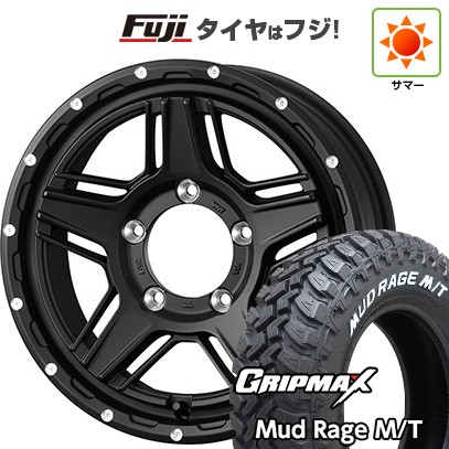 【新品】ジムニーシエラ 夏タイヤ ホイール4本セット 195/80R15 グリップマックス マッドレイジM/T RWL(限定) ウェッズアドベンチャー マッドヴァンス 07 15インチ