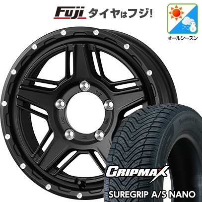 【新品】ジムニー オールシーズンタイヤ ホイール４本セット 175/80R16 グリップマックス シュアグリップ オールシーズン ナノ(限定) ウェッズアドベンチャー マッドヴァンス 07 16インチ