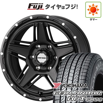 【新品】ハイエース200系 夏タイヤ ホイール４本セット 195/80R15 107/105L ヨコハマ ジオランダー H/T G056 ウェッズアドベンチャー マッドヴァンス 07 15インチ