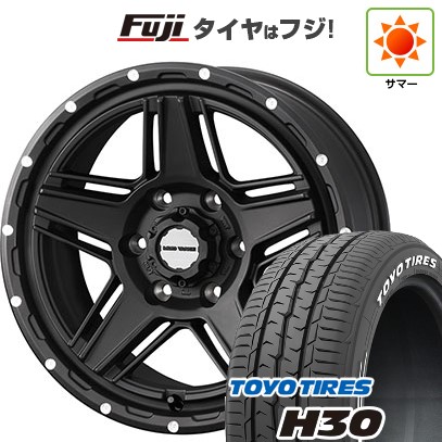 【新品】ハイエース200系 夏タイヤ ホイール4本セット 195/80R15 107/105N トーヨー H30 ウェッズアドベンチャー マッドヴァンス 07 15インチ
